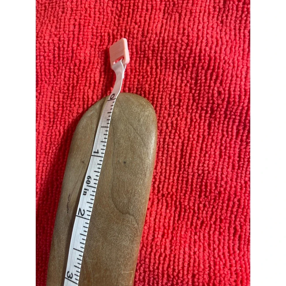 Vintage Hand Carved Wooden Dual Ended Mixing Spoon and Spreader Tool